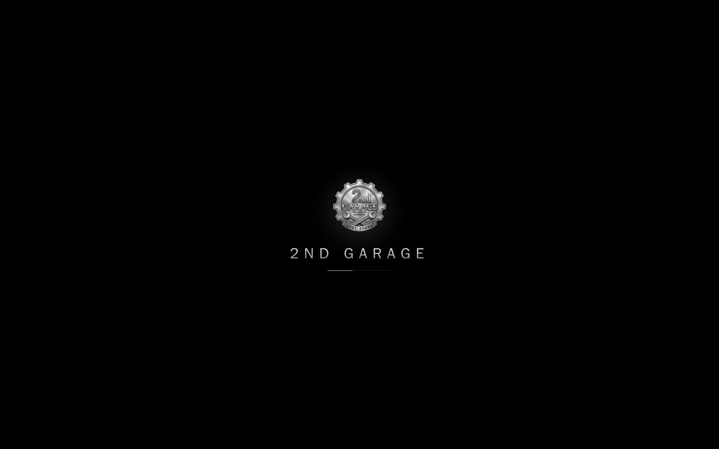2ND Garage website interface